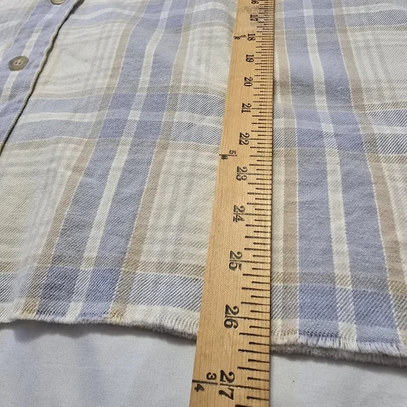 JOHN ELLIOTT Hemi Oversized Shirt Tapanga Check. Size 4/XL - Picture 4 of 10